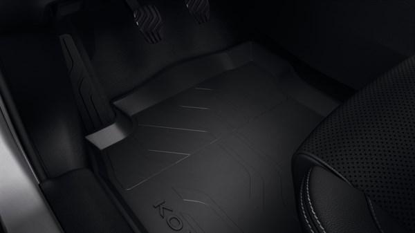Renault Koleos - Accessoires - Tapis de sol caoutchouc à bord haut
